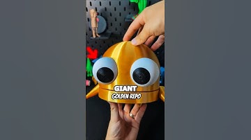 3D-Printed Giant Golden R.E.P.O Robot. #3dprinting #repo #shorts