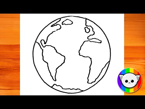 How To Draw The Planet Earth