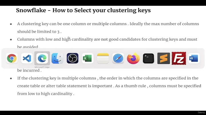 4.6 - Lab: Selecting Your Clustering Keys in Snowflake