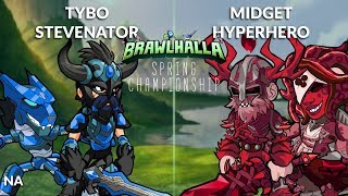 Tybo & Stevenator vs Midget & HyperHero - NA 2v2 Top 8 - Spring Championship