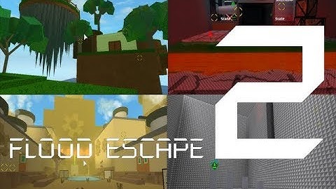 Roblox Flood Escape 2 (Test Map) - Multiplayer Compilation 9