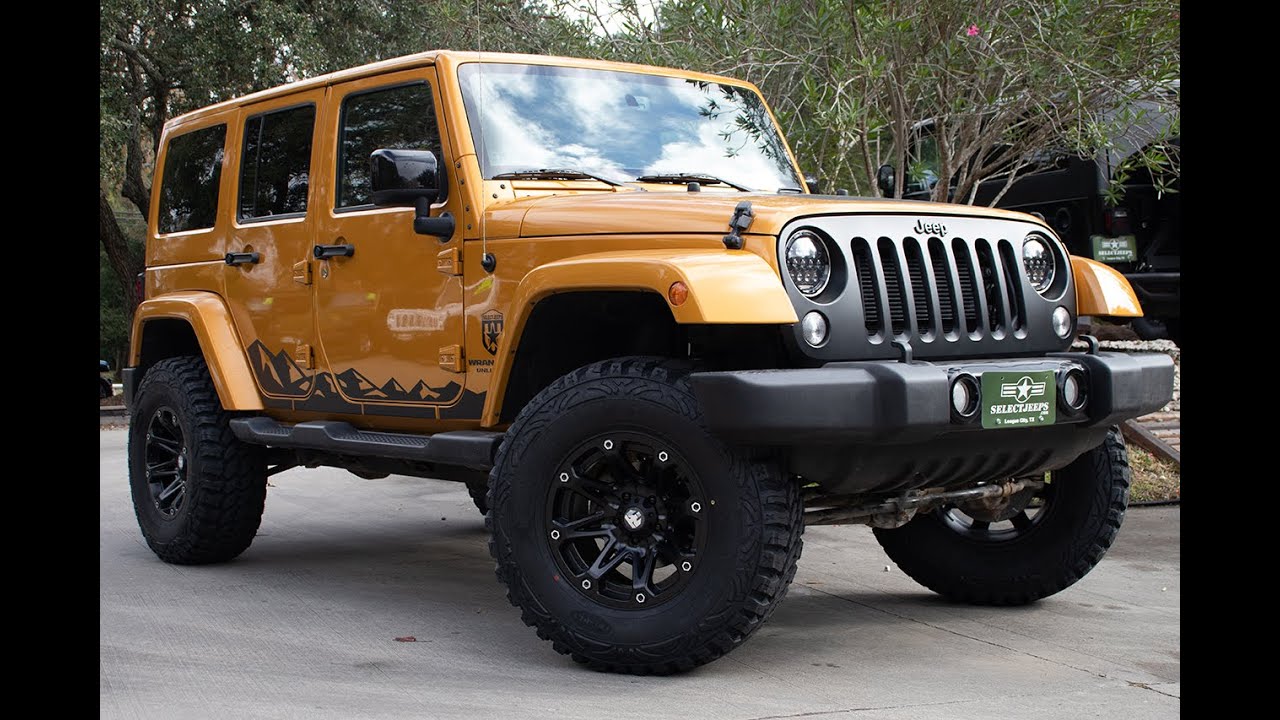 Rare 2014 Amp'd Altitude Edition Jeep Wrangler Unlimited - YouTube