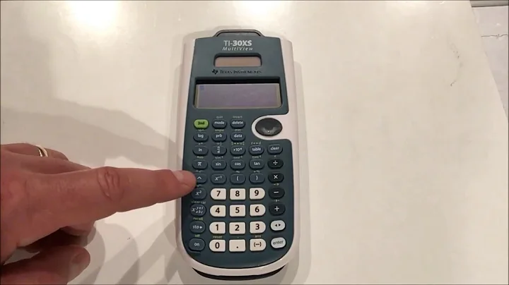 Master the TI-30XS Multiview Calculator with This Tutorial