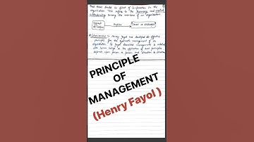 Management Principles #viral #shorts #studymaterial