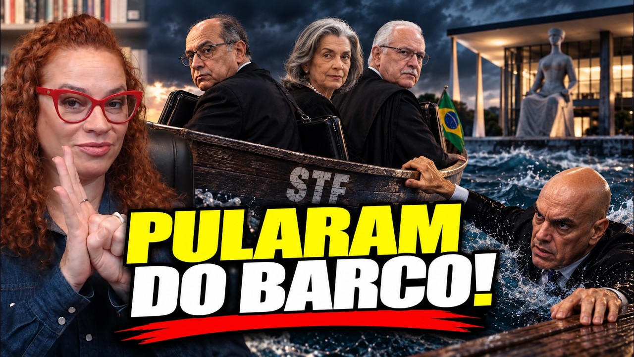GILMAR MENDES JÁ PULOU DO BARCO? Moraes enfrenta seus PIORES DIAS no STF
