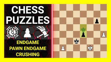 Chess Puzzles to Practice. Themes: Endgame, Pawn endgame, Crushing. Learn Chess
