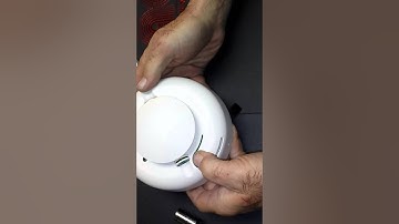 Battery change GE wireless smoke detector