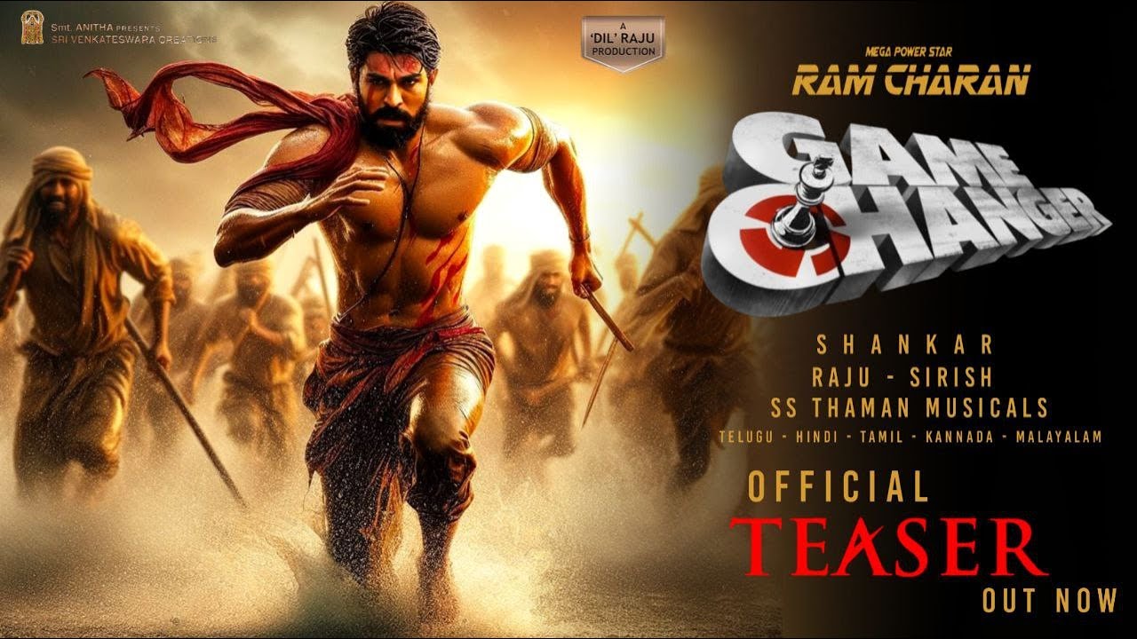 Game Changer Official Teaser | Ram Charan ,Shankar , Thaman | Game Changer Teaser , 
