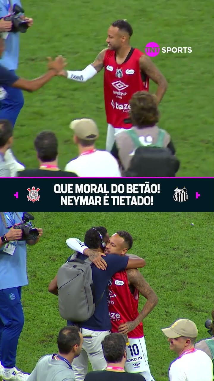 O BETÃO TÁ COM MUITA MORAL! O NEYMAR FOI CUMPRIMENTAR ELE APÓS O CLÁSSICO #shorts
