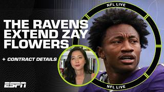 Why I think Zay Flowers' contract extension makes sense | NFL Live