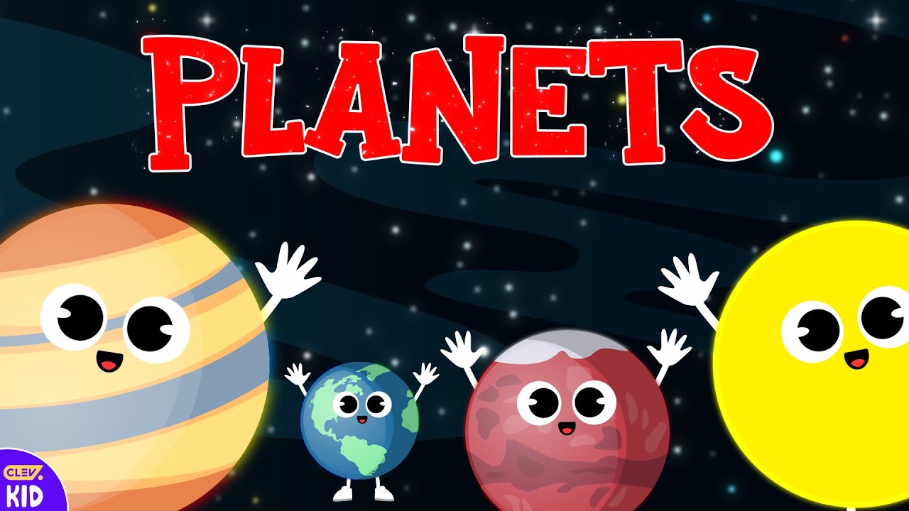 ClevKid | 🚀 Солнечная система! 🪐 Узнайте все 8 планет в космосе для детей, малышей и дошкольников