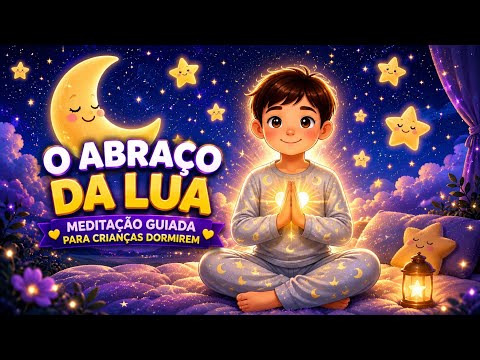 Meditação para criança Dormir e relaxar - Abraço da lua