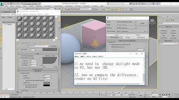 How to make AO(Ambient Occlusion) effect by 3DSMAX MENTAL RAY