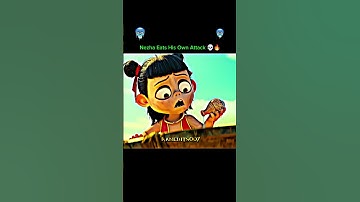 Nezha Eats His Own Attack 💀😱 | Nezha | #edit #nezha #animation #shorts