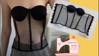 DIY Corset com Bojo