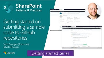 Getting started on submitting a sample code to SharePoint GitHub repositories