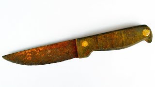 Old Rusty Knife Restoration