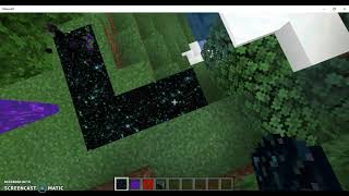 how to get end and nether portal blocks and creative  achievements