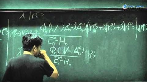 [量子力學] 第9-1講、Time independent perturbation theory