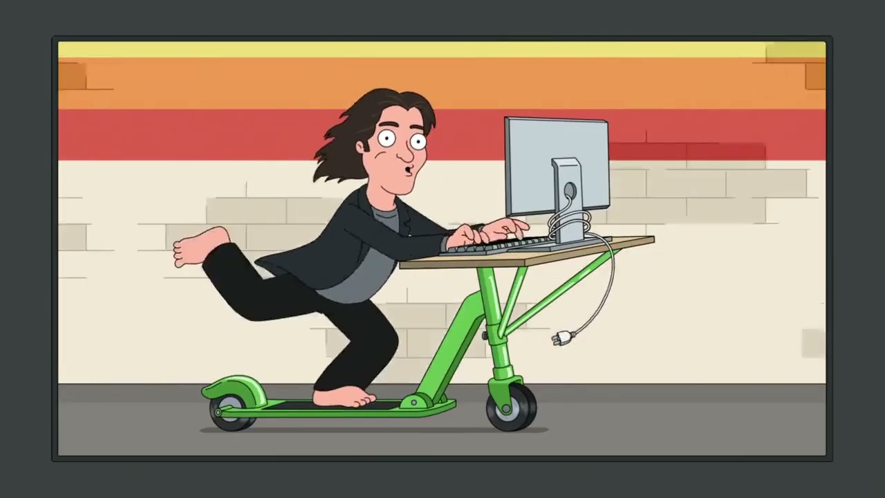 Family Guy - The confusingly charismatic we-work lunatic.