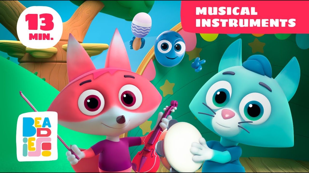 Beadies — Let's learn about musical intruments — Nursery Rhymes & Kids ...