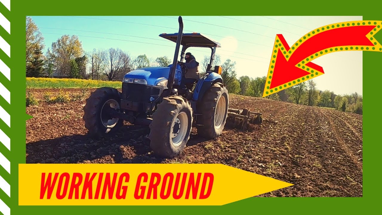 New Holland TB120 Disking (2020)