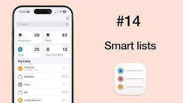 #14 Apple Reminders (iOS 26): Smart lists | Beginner Course