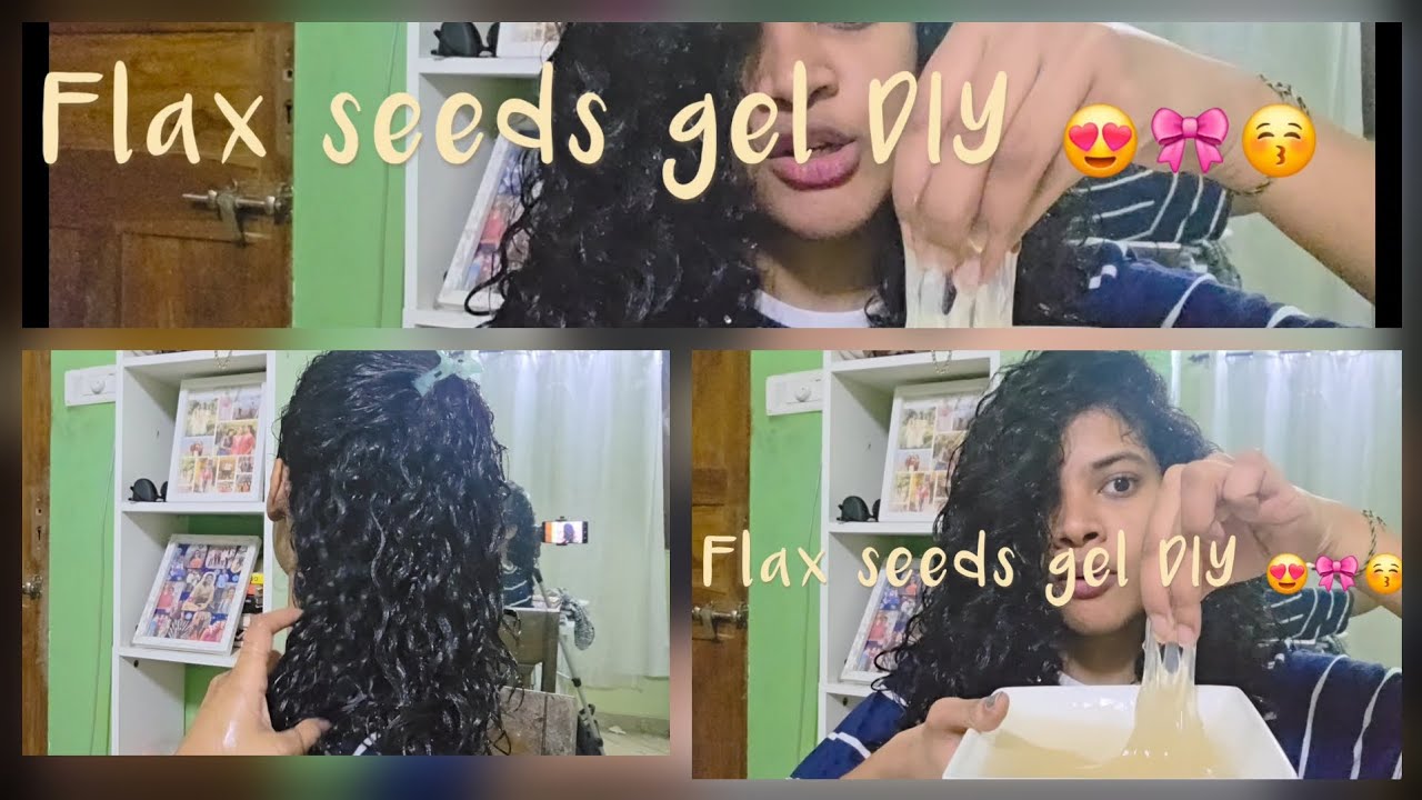 DIY Flax Seed Gel!😍🎀 | HAIR GROWTH | Gel for Curls | Best Gel For Curls❤️‍🔥 