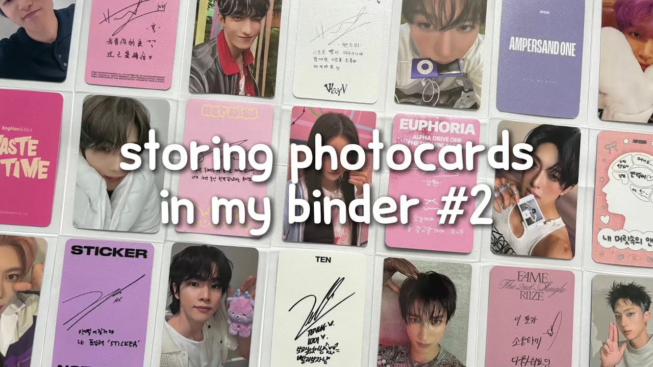 storing photocards #2! nct, seunghan, illit & more!