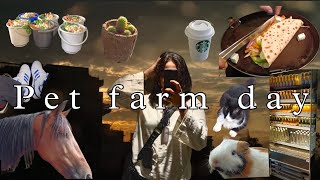 ~Pet farm vlog~| farm vlog | cooking|