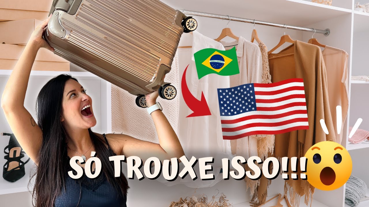 MONTANDO a mala para MUDAR DE PAÍS! 🇺🇸 - não cometa esse erro!