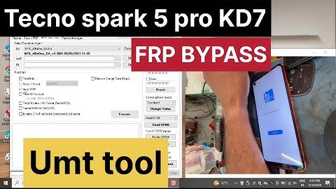 Tecno spark 5 pro frp bypass umt tool || tecno kd7 frp bypass umt tool