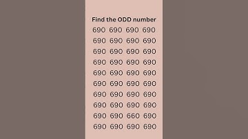 can you find ODD number in 5 seconds? #wordpuzzlegame #game #mathematics #mindbendingquiz #puzzle