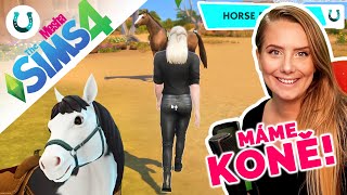 NÁŠ PRVNÍ KŮŇ 🐴 ● The Sims 4 - KOŇSKÝ RANČ 01