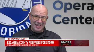 LIVE: Escambia County EOC activates as Northwest Florida faces high storm risk