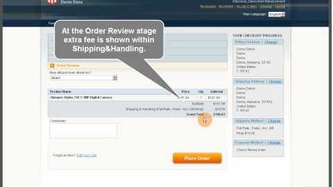 Extra Fee Extension for Magento