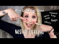 HOW TO CHANGE YOUR NOSTRIL PIERCING (part 2) | Hoops, Segment Rings, Captive Beads, & Labrets
