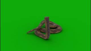 half snake green screen.....