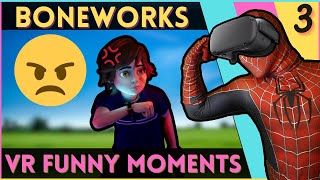 Spider-Man VR MAKES GREGORY MAD - BONEWORKS VR - FUNNY MOMENTS