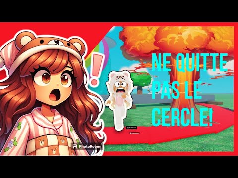 NE QUITTE PAS LE CERCLE⭕ sur ROBLOX!!!! (Last To Leave) 😱😱 || ⭐Roblox CHALLENGE!⭐