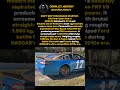 NASCAR ford fusion gen6 sounds insane.#history #america #monstertruck #shorts