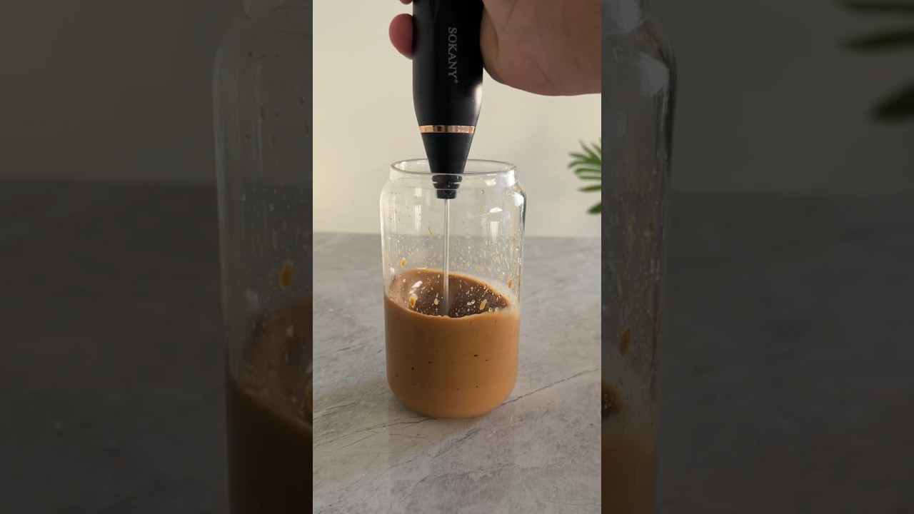 Salted condensed milk coffee ✨