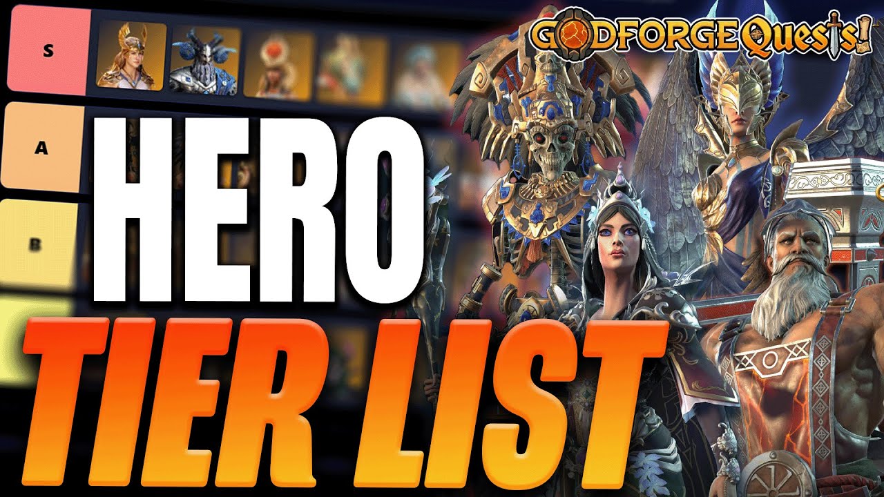 Ranking All Legendary Heroes in Godforge Quest | Who should you pick? | Tier List
