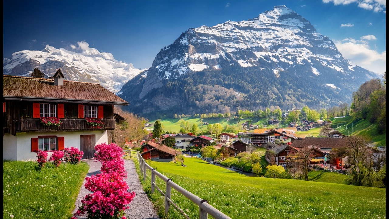 🇨🇭 Mind Blowing Swiss Mountain Drive in Spring
