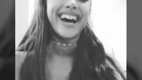 Ariana Grande laughing