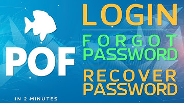 Forgot POF Password | Recovery POF Password in 2 Min