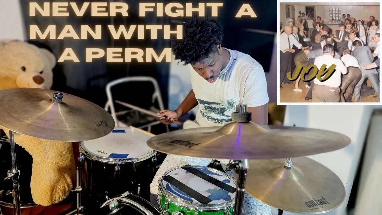IDLES - Never Fight A Man With A Perm | Post Punk Beat Drum Cover