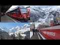 GLISTENING GLACIERS and PICTURESQUE PEAKS! The stunning Bernina Express!