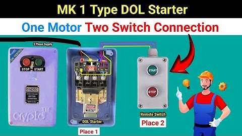 Submersible Starter 2 Way Connection l Local And Remote Wiring l 2 Way Submersible Wiring