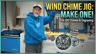 Wind Chime Jig for JDS Wind Chimes. Fast and Easy to ensure true engraves!